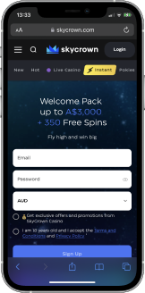 Sky Crown Casino App for iPhone Users